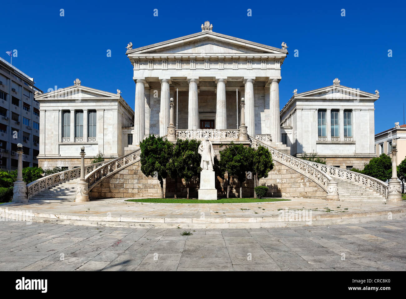 La Bibliothèque Nationale de Grèce à Athènes Banque D'Images