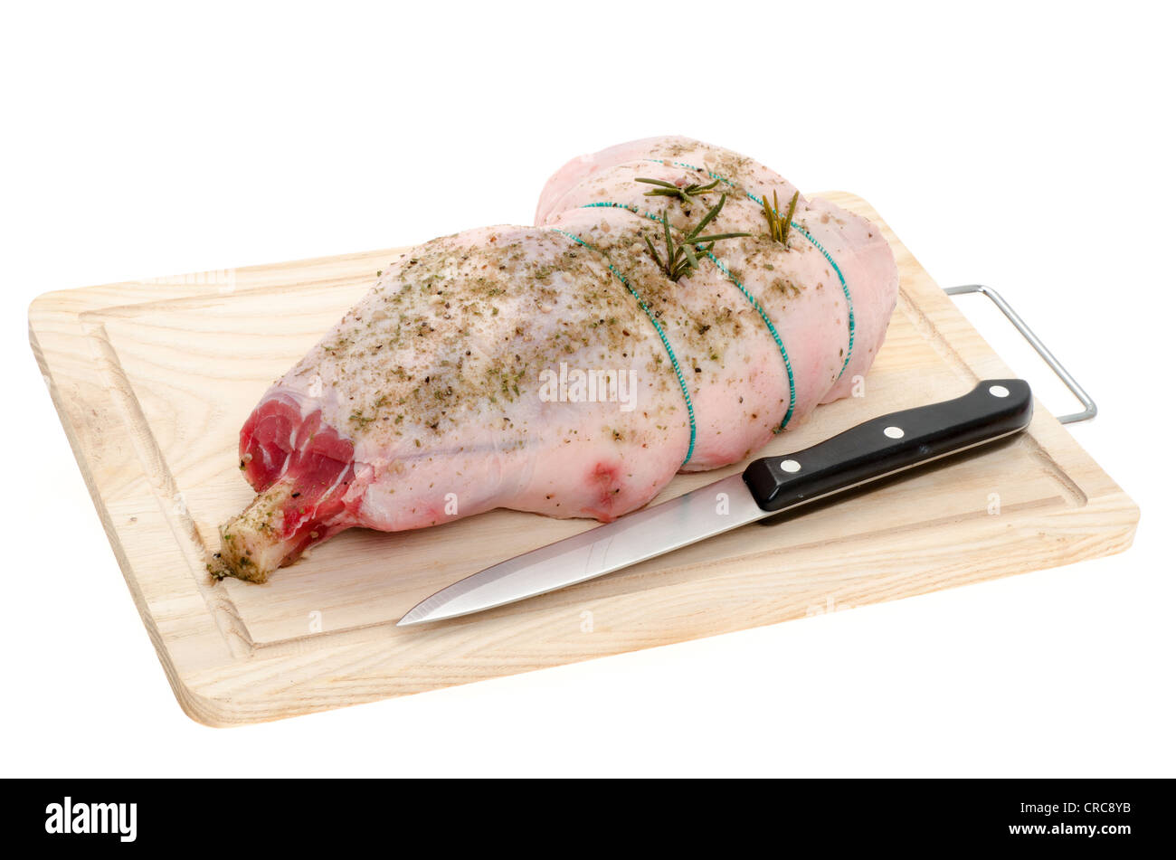 Gigot d'agneau cru Banque de photographies et d’images à haute