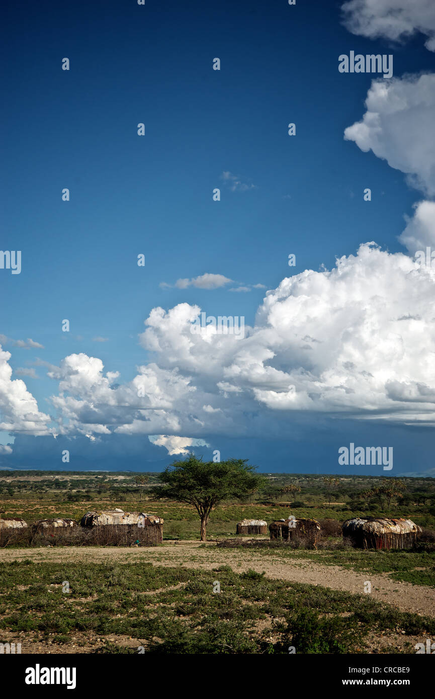 Paysage d'Umoja. Kenya, Afrique de l'Est. Banque D'Images