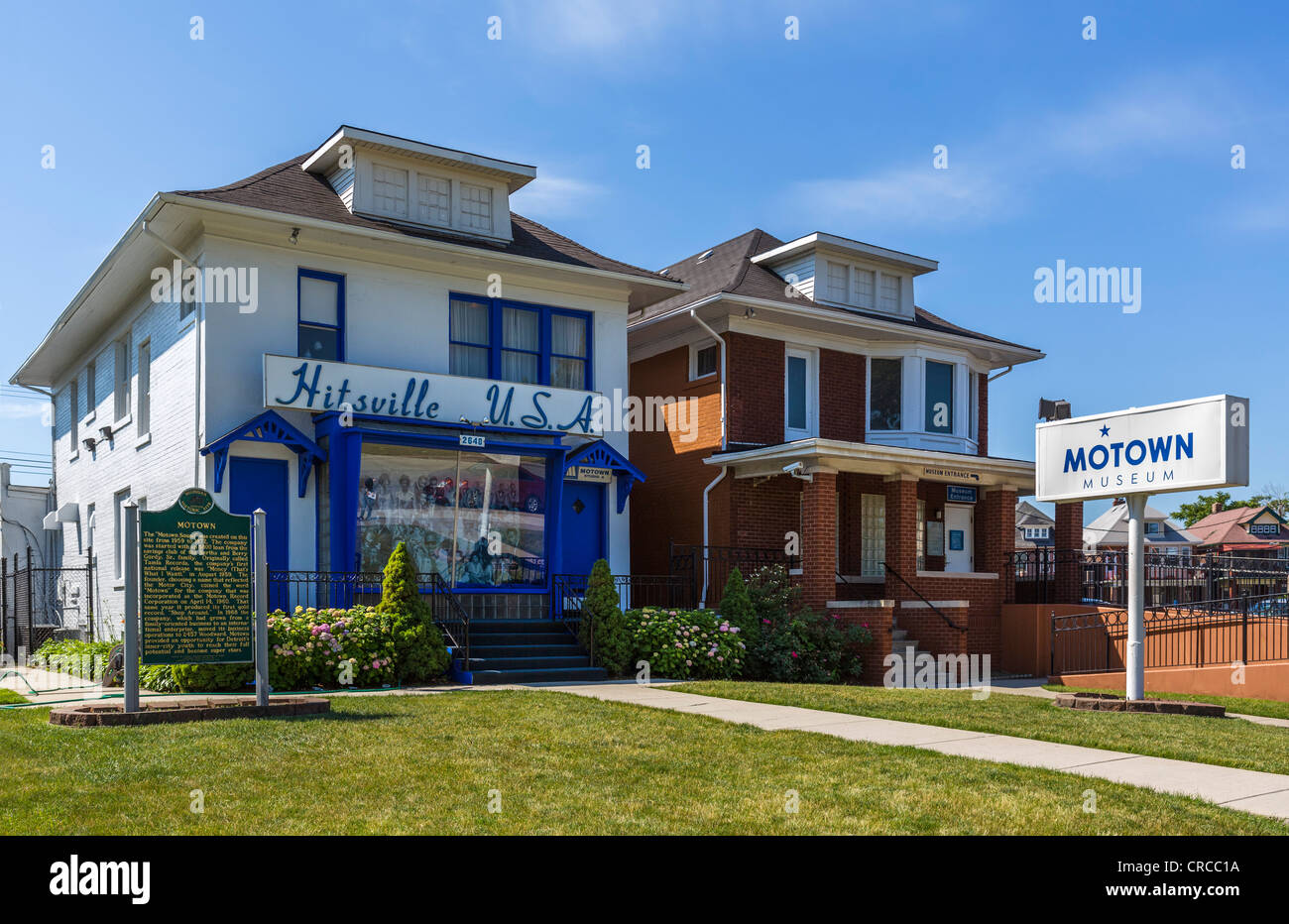 Le Motown Museum, un studio d'enregistrement à partir de 1959-1972, Detroit, Michigan, USA Banque D'Images