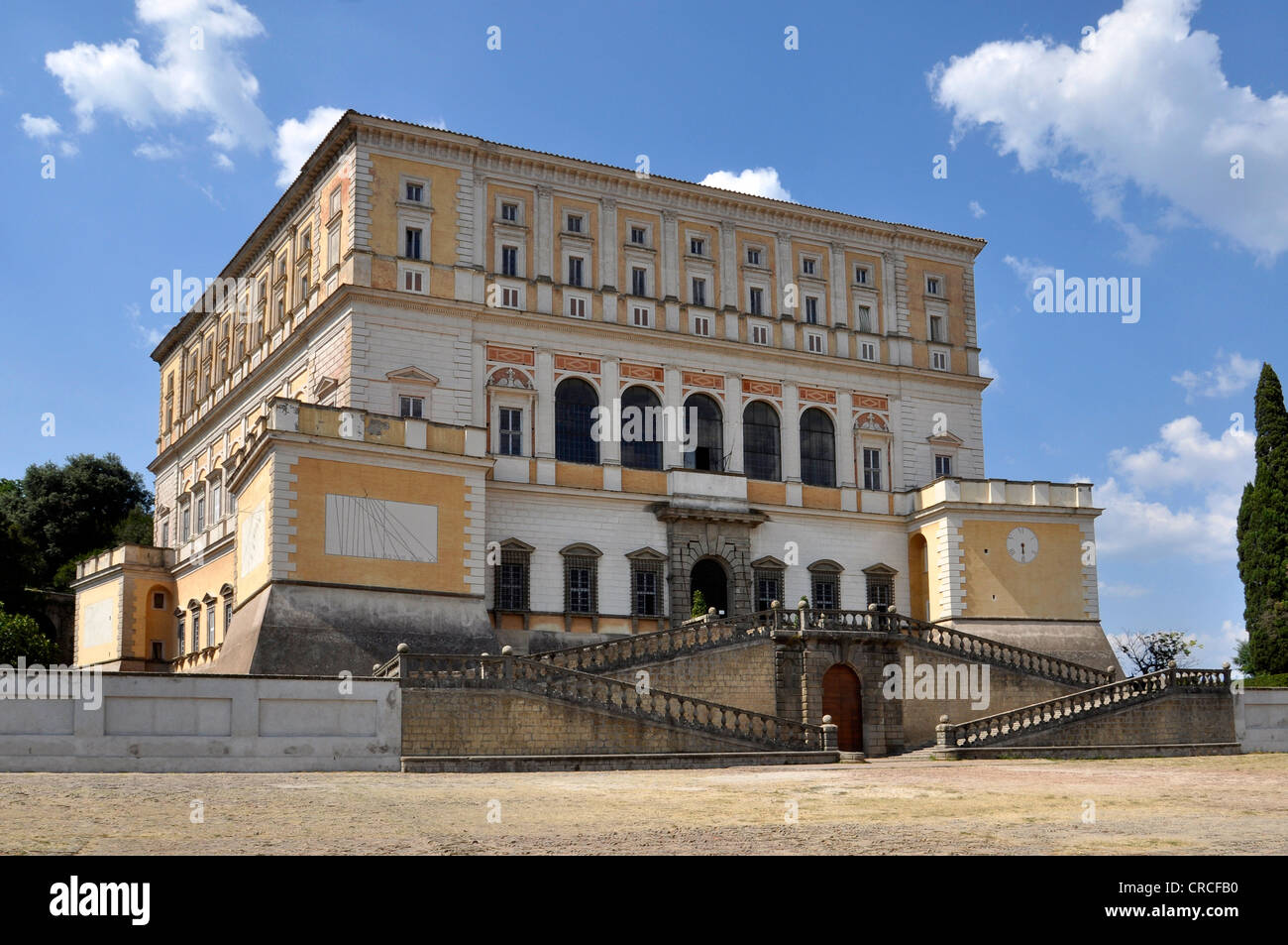 Palazzo dans La Fortezza, palace, Villa Farnèse, Caprarola, Latium, Italie, Europe Banque D'Images