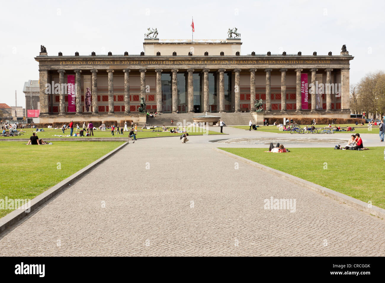 Altes Museum, musée de l'ancien, sur museumsinsel, l'île aux musées, Berlin, Germany, Europe Banque D'Images