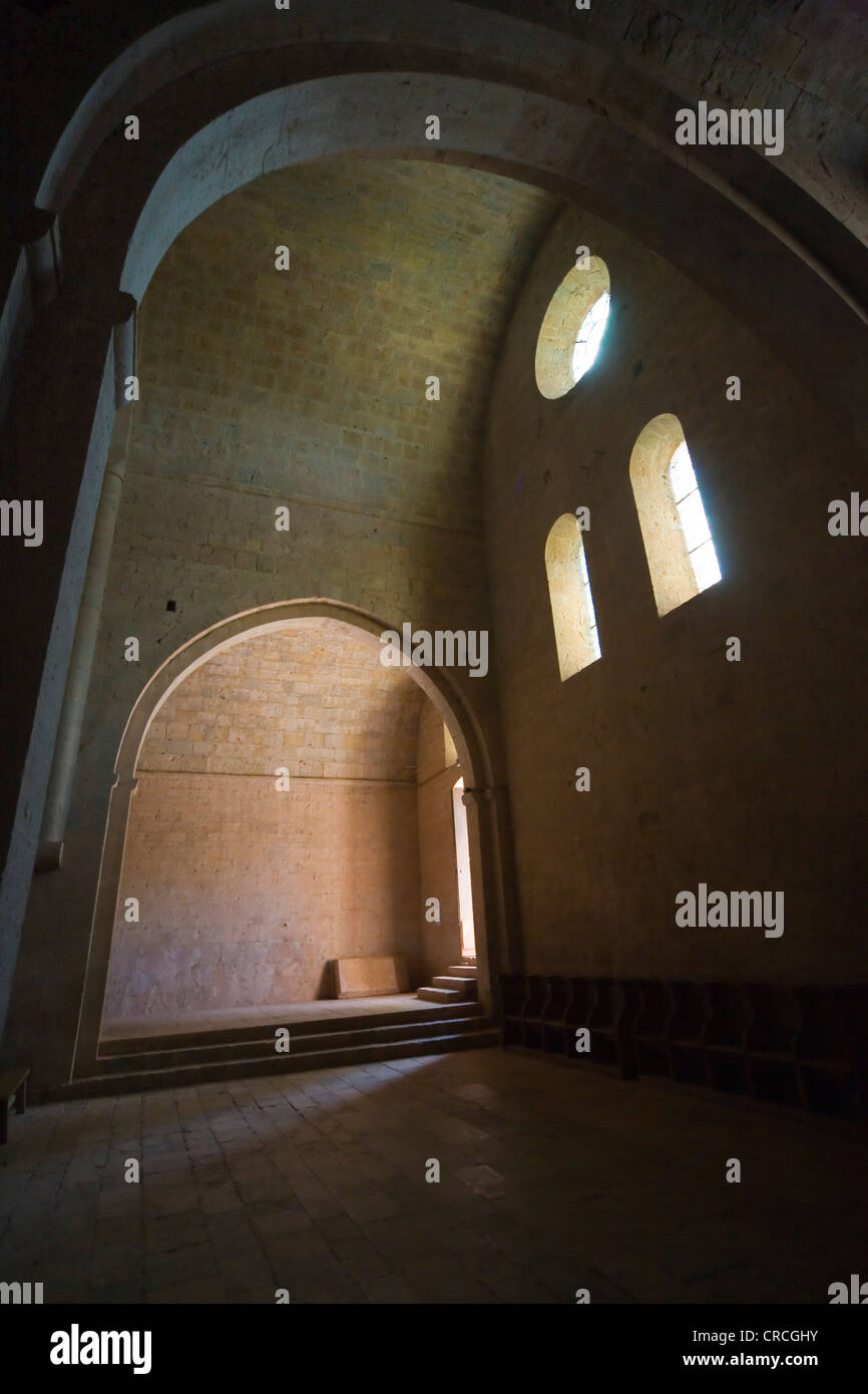 L'Abbaye du Thoronet, PROVENCE Banque D'Images