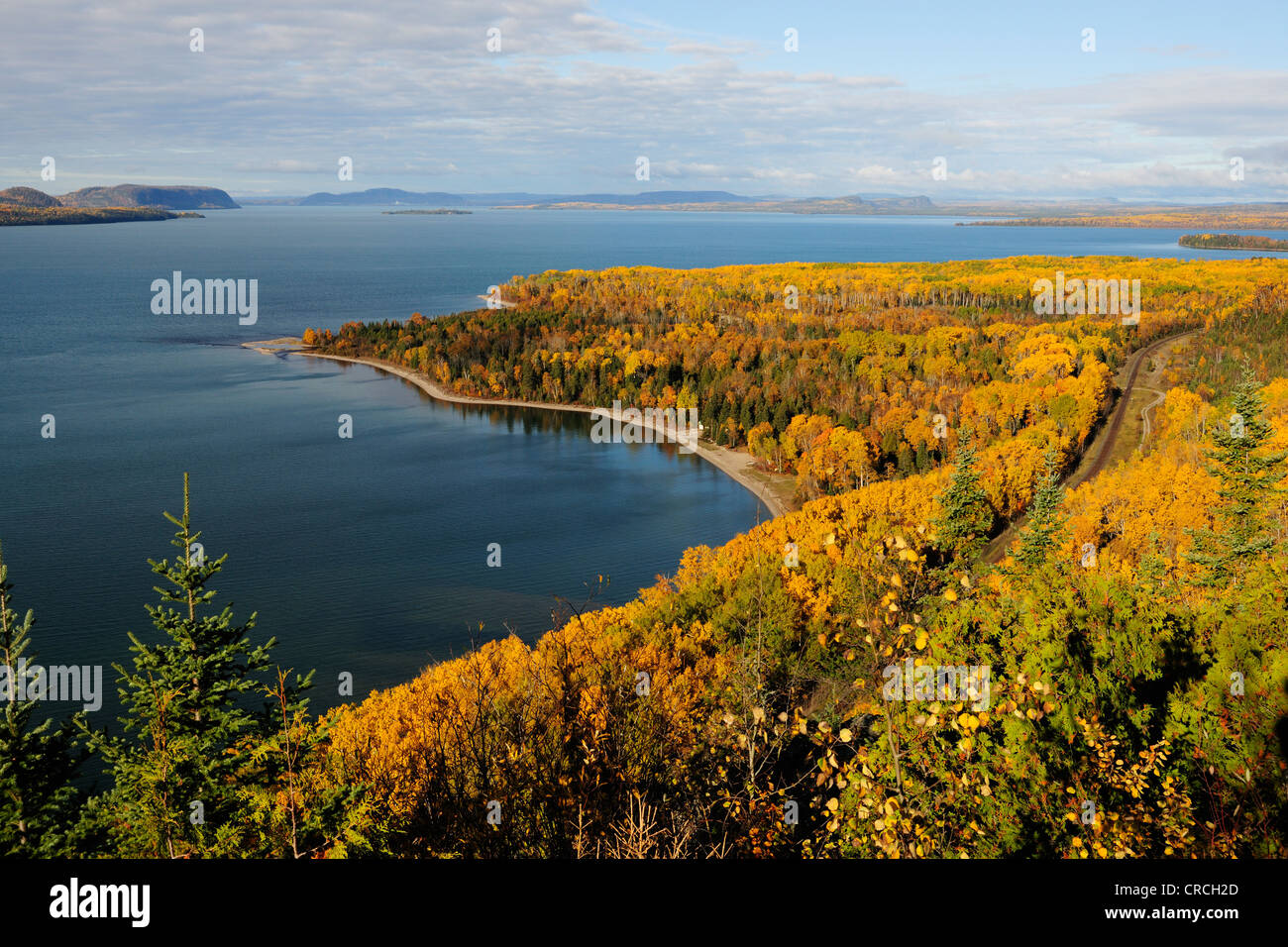 Le lac Supérieur à l'automne, de l'Ontario, au Canada, en Amérique du Nord  Photo Stock - Alamy