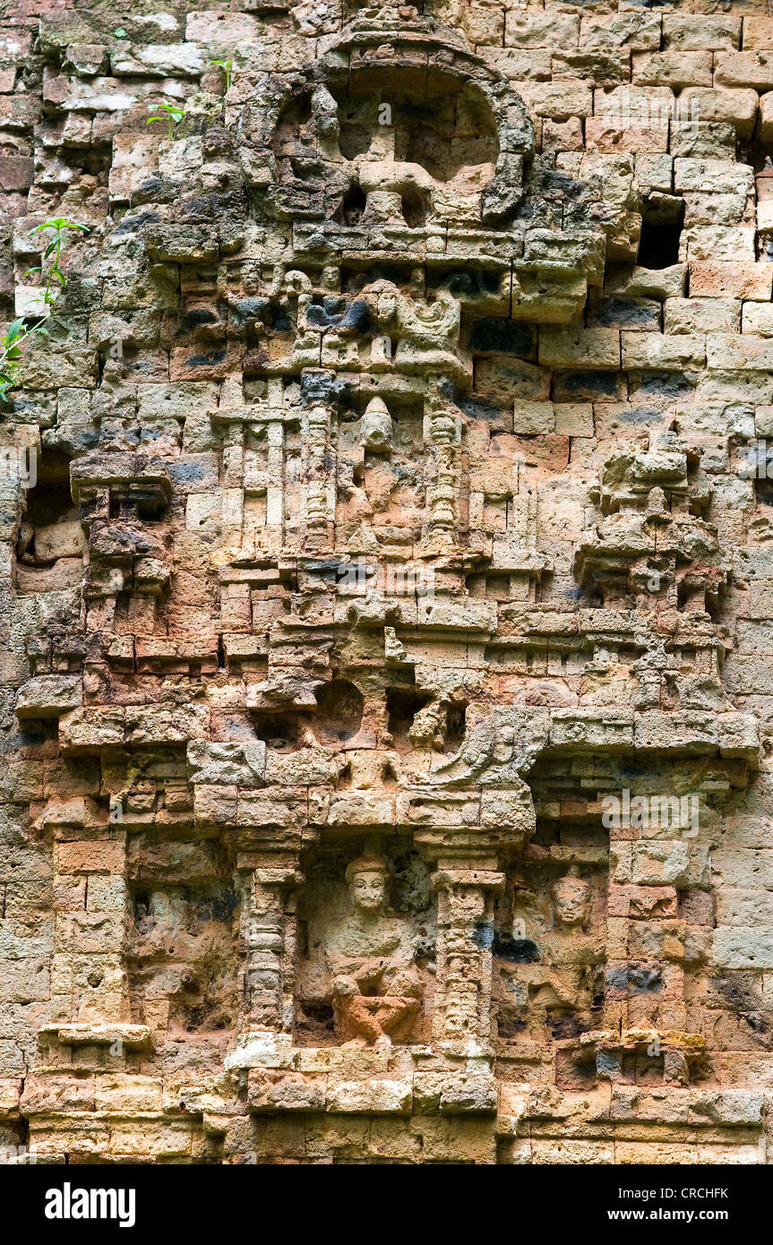 Ruines du temple de Sambor Prei Kuk, Kompong Thom, Cambodge Banque D'Images