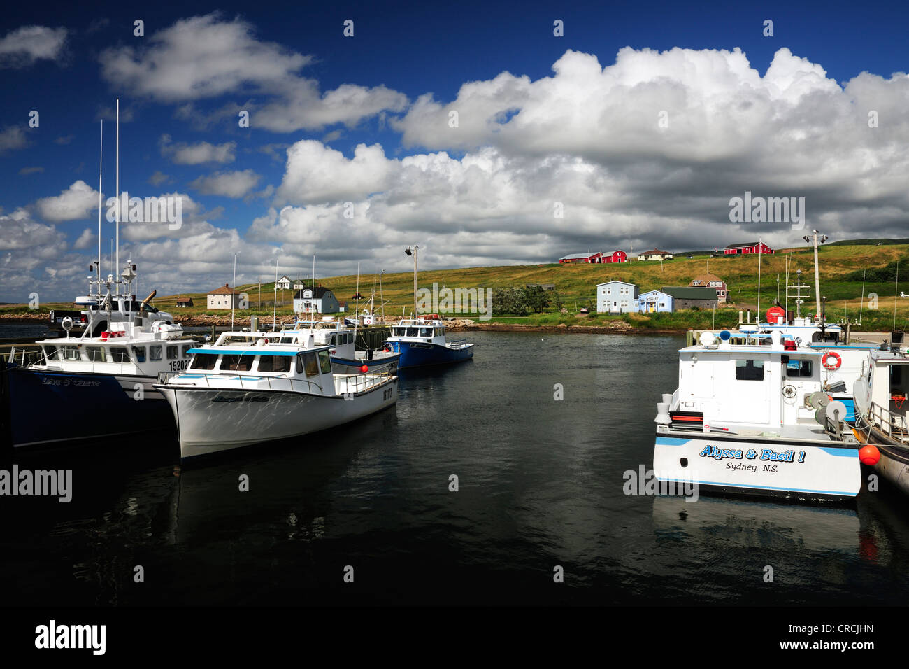 Margaree Harbour sur la côte ouest du Cap-Breton, Nouvelle-Écosse, Canada, Amérique du Nord Banque D'Images