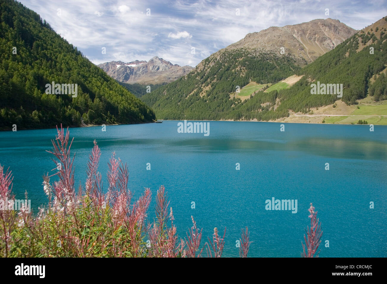 Lac de stockage de Schnalstal, Vernagt, Italie, Suedtirol Banque D'Images