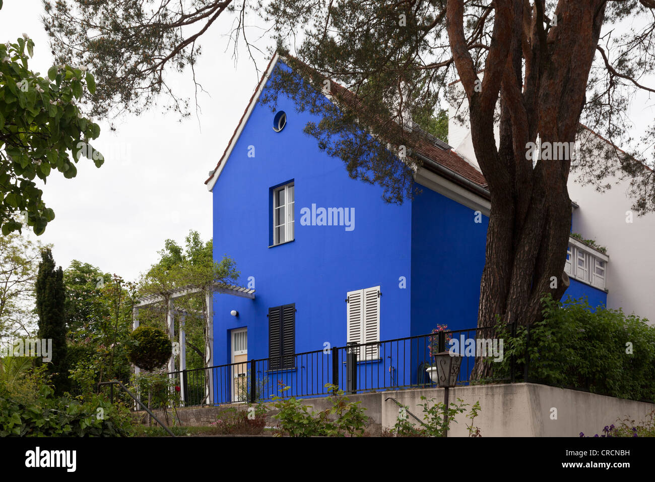 Gartenstadt Falkenberg Housing Estate, également connu comme Tuschkastensiedlung, construit entre 1913 et 1934 par l'architecte Bruno Taut, Banque D'Images