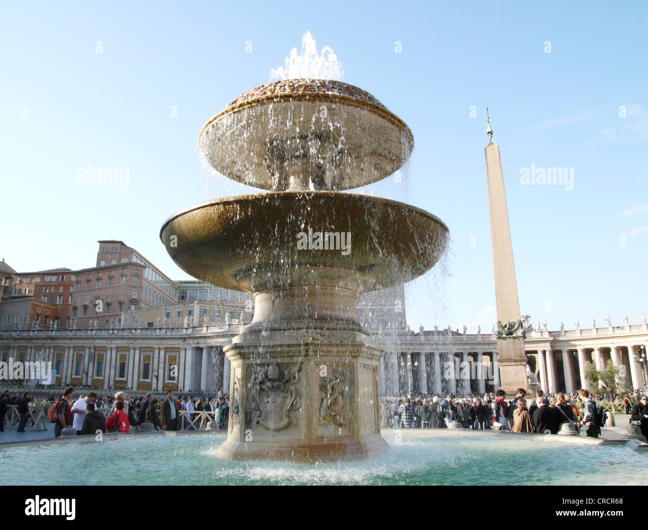 La Place Saint Pierre, l'Italie, Rome, Rome Banque D'Images