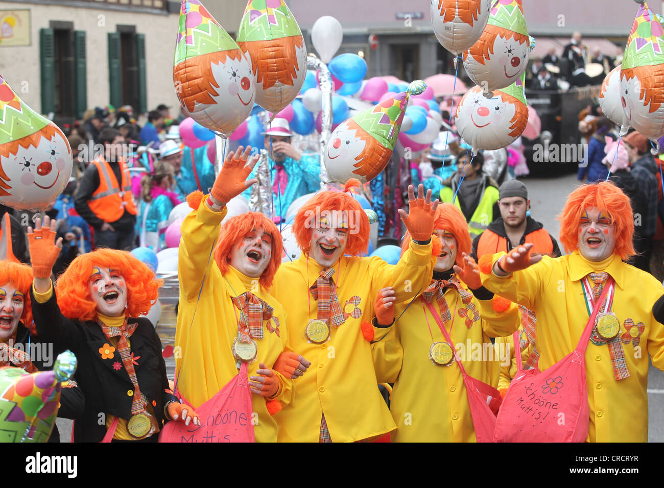 Défilé de carnaval, Schwerdonnerstagsumzug, Muelheim-Kaerlich, Rhénanie-Palatinat, Allemagne, Europe Banque D'Images