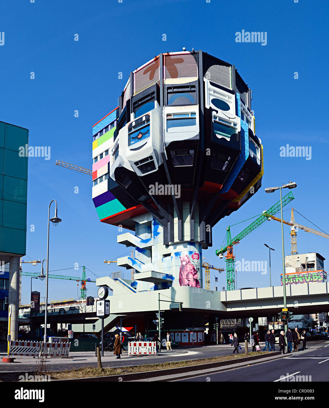 Bierpinsel, Steglitz, Berlin, Deutschland, Europa Banque D'Images