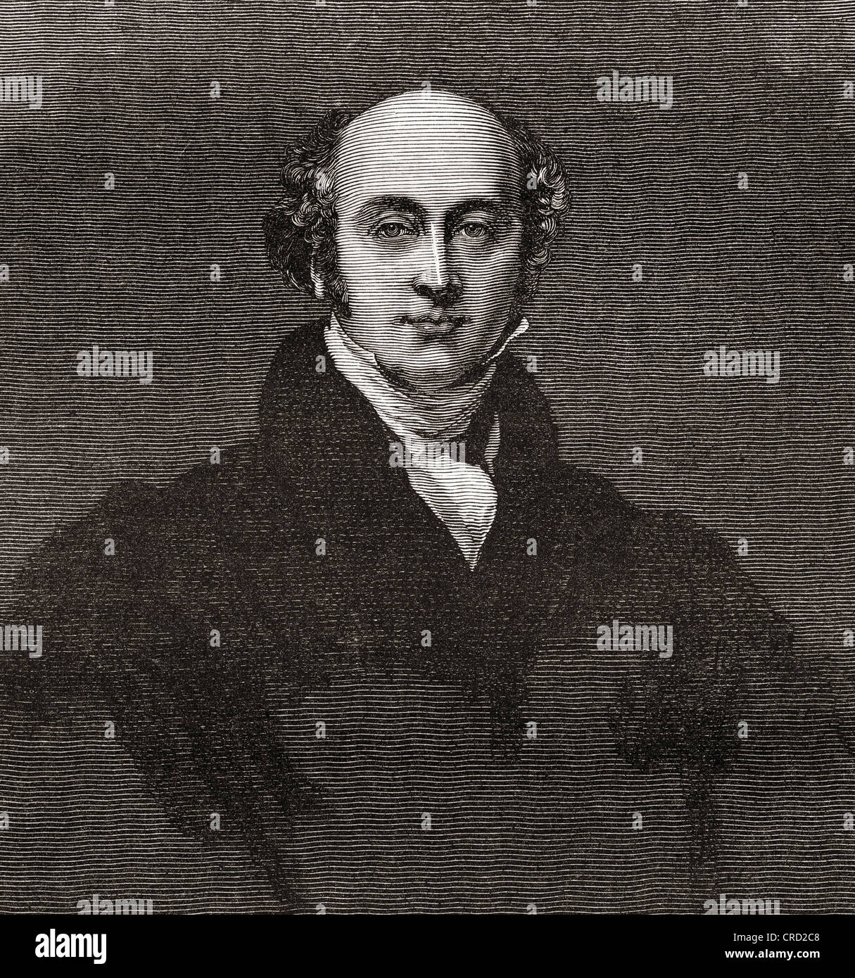 Sir Thomas Lawrence, 1769 - 1830. Peintre de portrait anglais et président de la Royal Academy. Banque D'Images