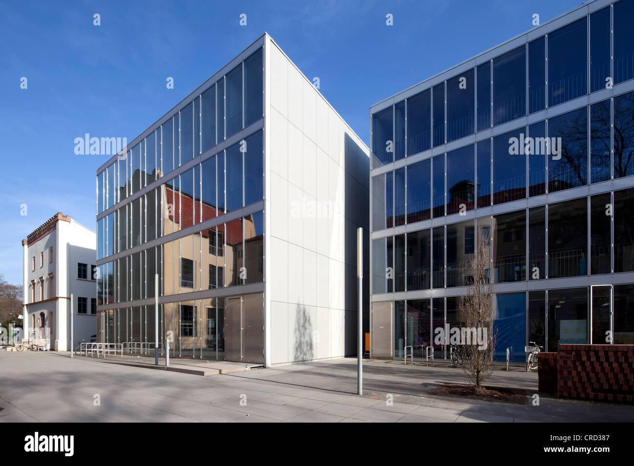 L'Université Bauhaus de Weimar, verre, Weimar, Thuringe, Allemagne, Europe, PublicGround Banque D'Images