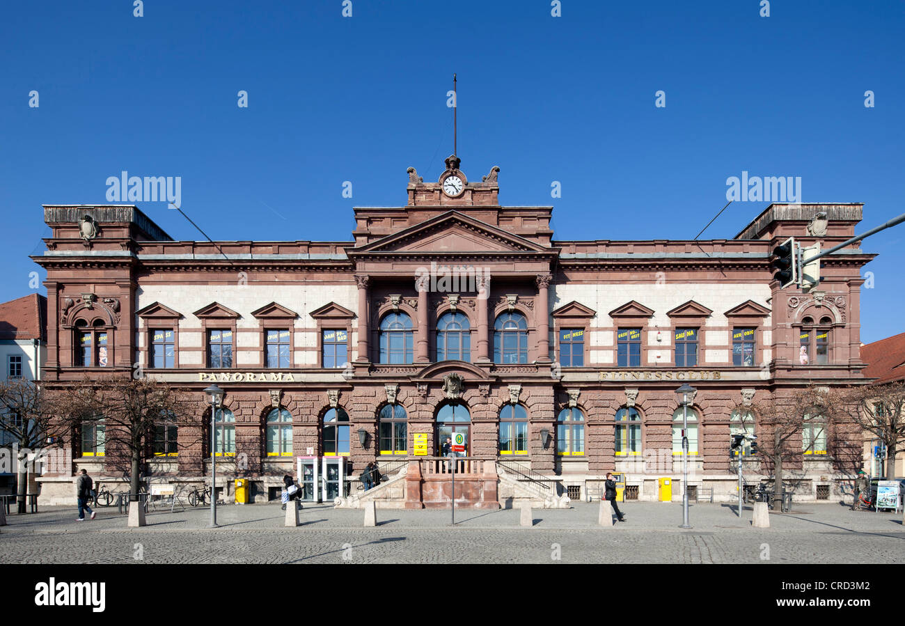 Bureau de poste principal, la place Goetheplatz, Weimar, Thuringe, Allemagne, Europe, PublicGround Banque D'Images