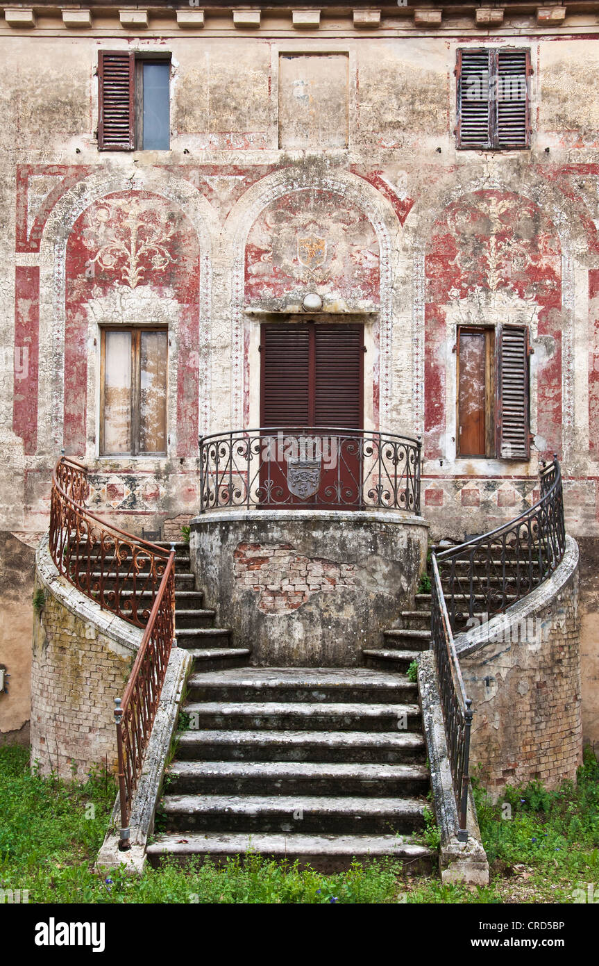 Vieille maison toscane Banque D'Images