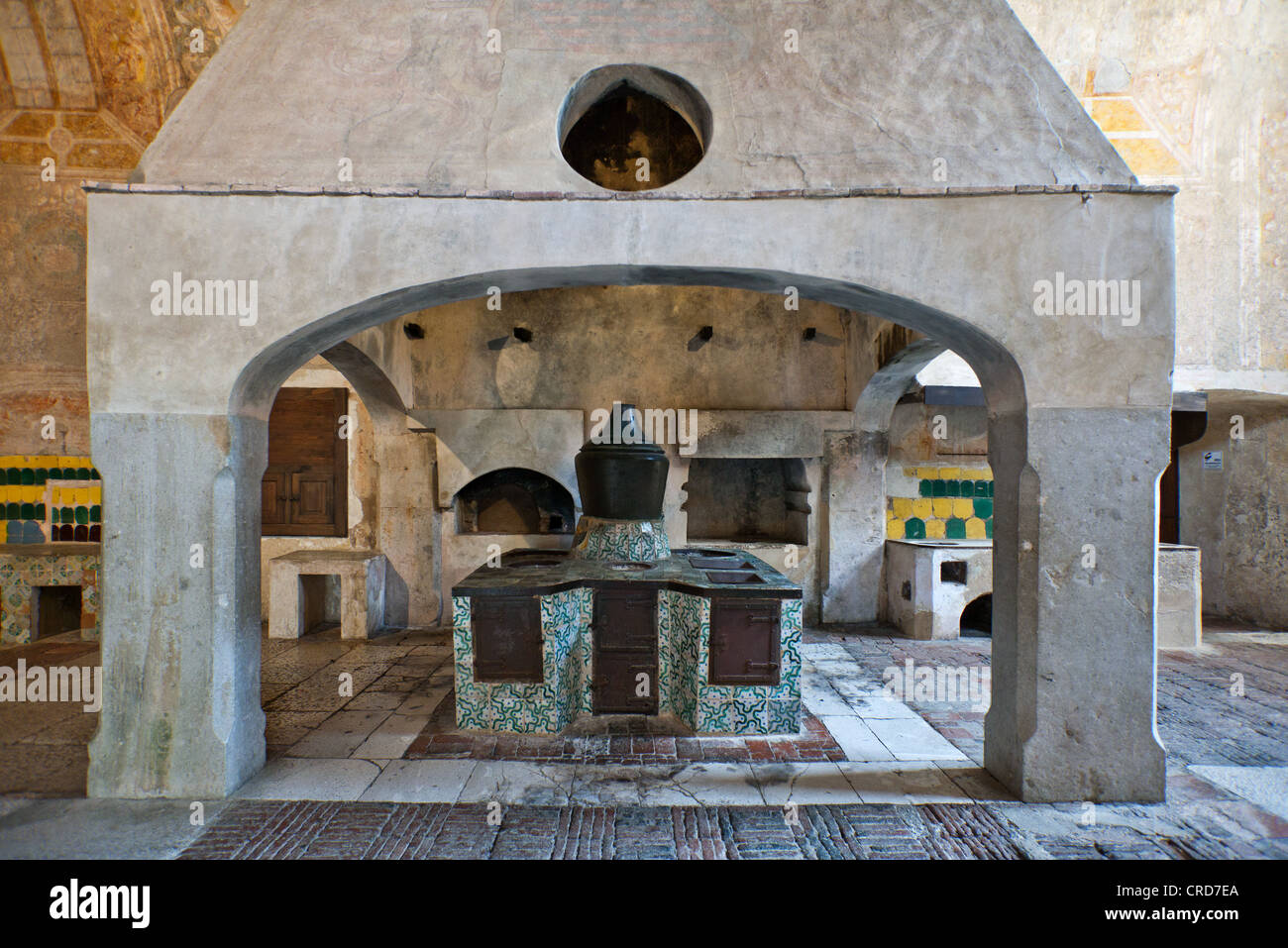 Europe Italie,Cilento, Padula, les cuisines de la chartreuse de San Lorenzo Banque D'Images