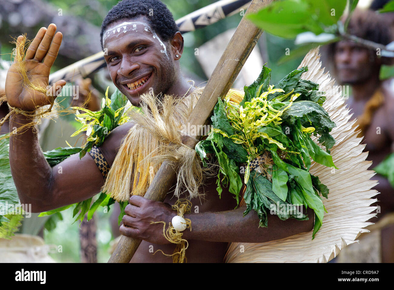 Peuple primitif, l'île de Santa Cruz, les Îles Salomon, Mélanésie, Océanie  Photo Stock - Alamy