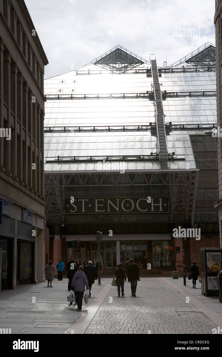 Centre commercial st enochs glasgow scotland uk Banque D'Images