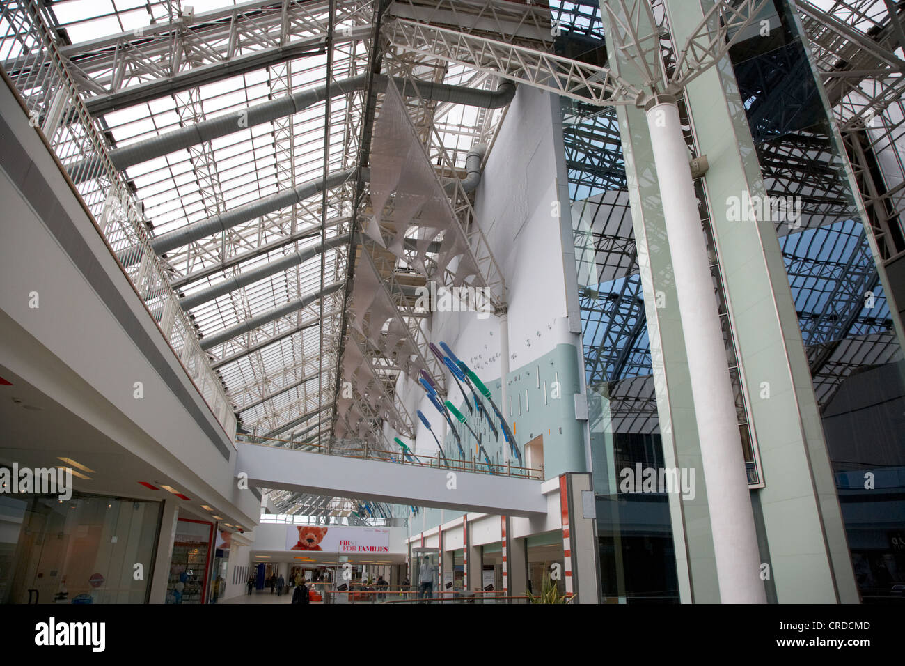 Intérieur de st enochs shopping centre glasgow scotland uk Banque D'Images