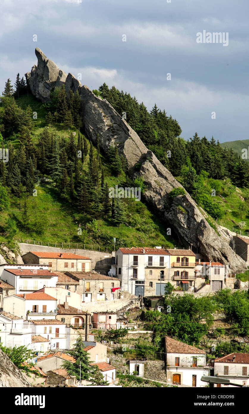 Le sud de l'Italie du Sud La région Basilicate Dolomites Banque D'Images