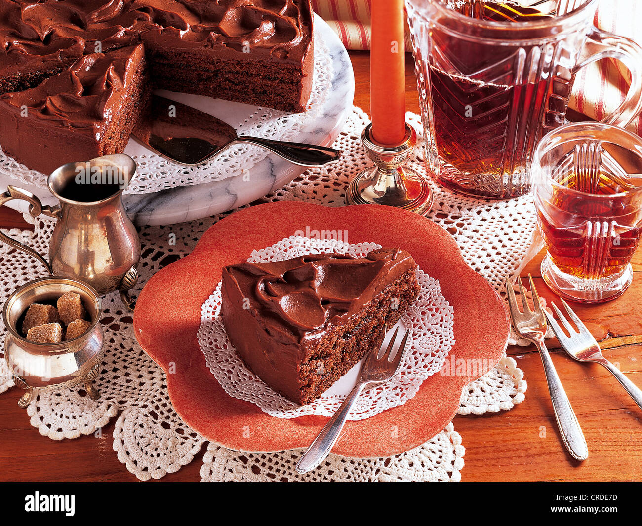 Gateau Au Chocolat Americain Etats Unis Photo Stock Alamy