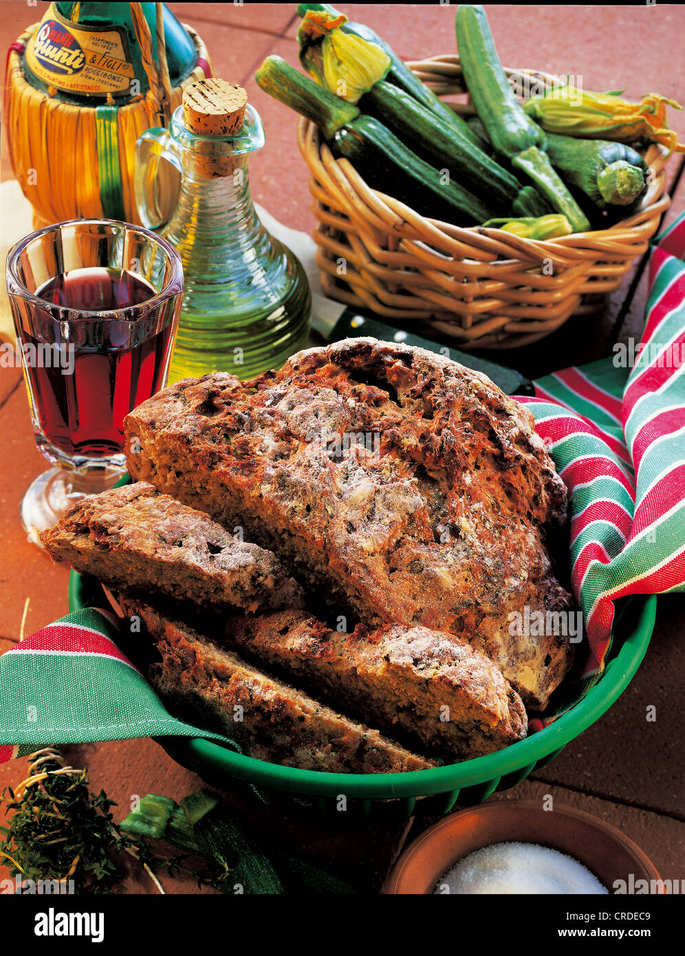 Pain de campagne italien, Italie. Banque D'Images