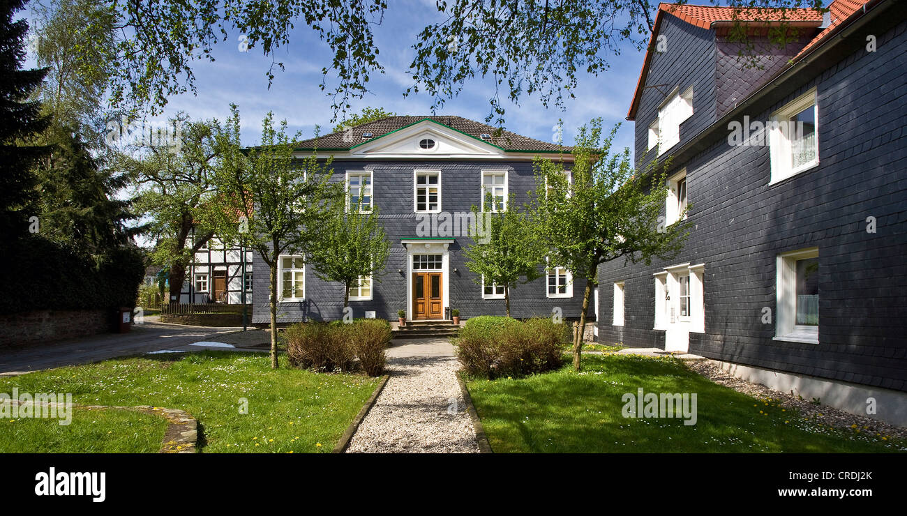 Dans le village, l'Allemagne, en Rhénanie du Nord-Westphalie, Ruhr, Gevelsberg Banque D'Images Dans le village, l'Allemagne, en Rhénanie du Nord-Westphalie, Ruhr, Gevelsberg Banque D'Images