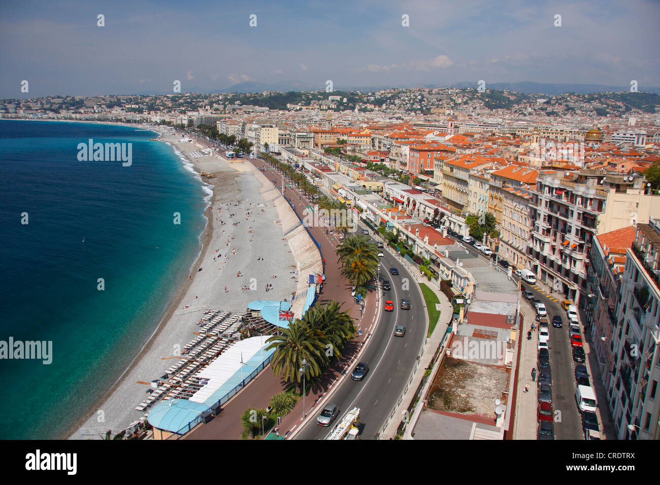 Promenade des Anglais à Nice, France Banque D'Images