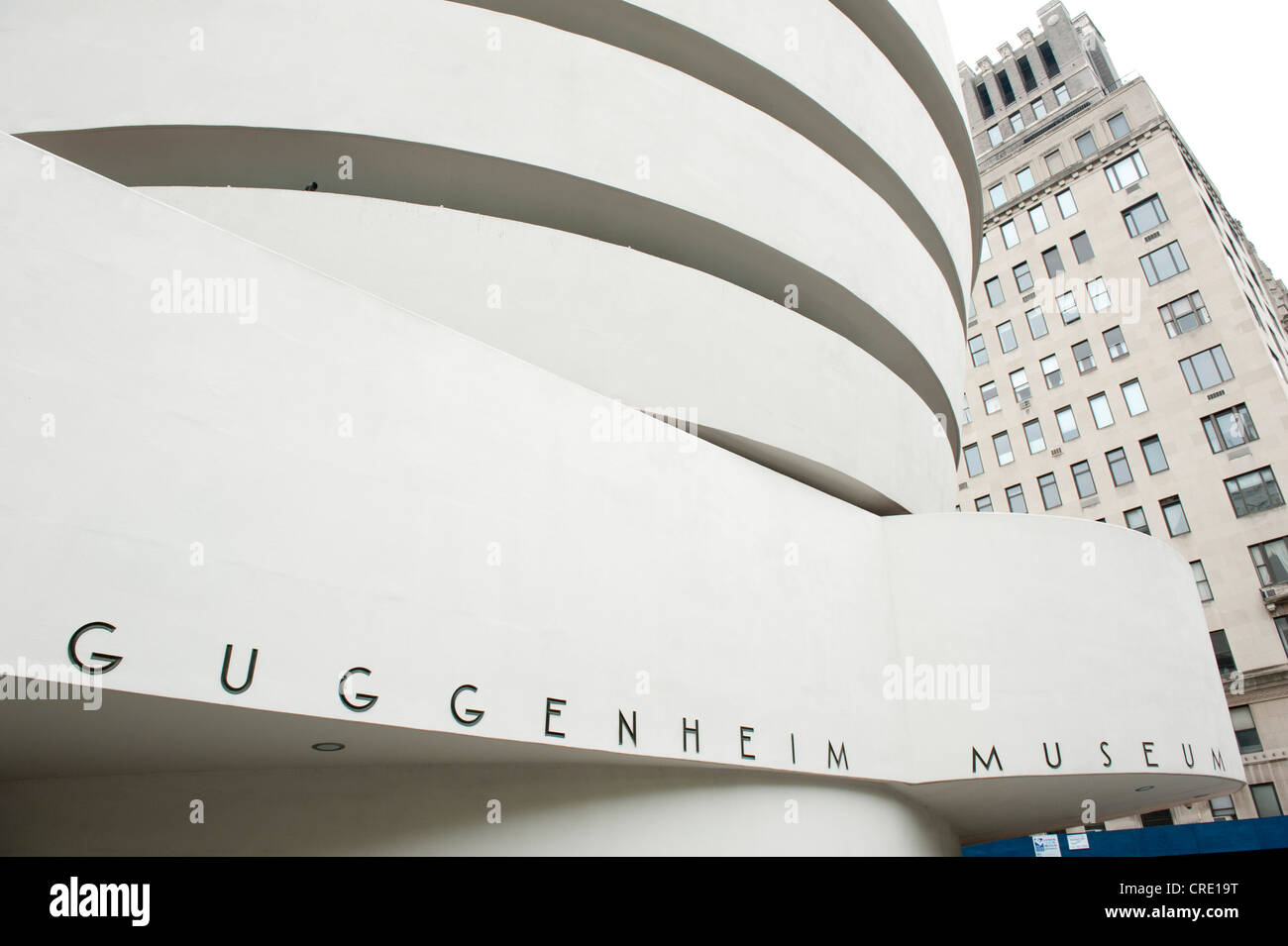 L'architecture moderne, Solomon R. Guggenheim Museum, de l'Upper East Side, Manhattan, New York City, USA, Amérique du Nord Banque D'Images