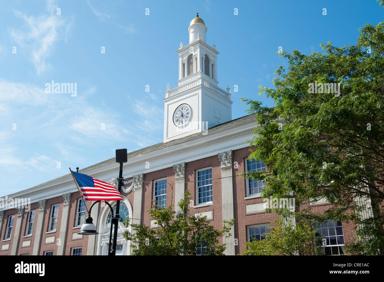 City Hall, Church Street, Burlington, Vermont, New England, USA, Amérique du Nord Banque D'Images