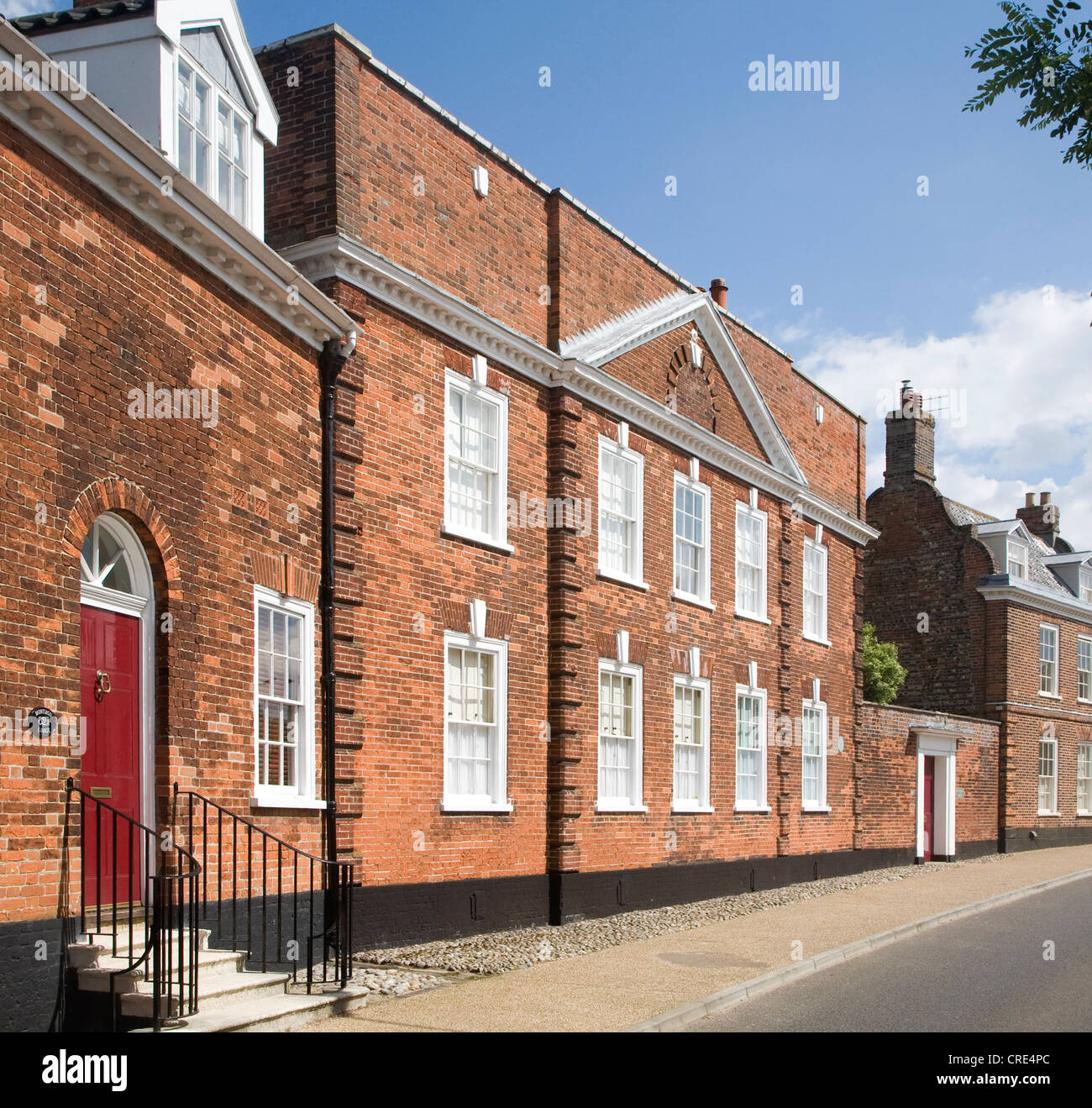 Montagu House historique et d'autres bâtiments à Northgate, Beccles, Suffolk, Angleterre Banque D'Images