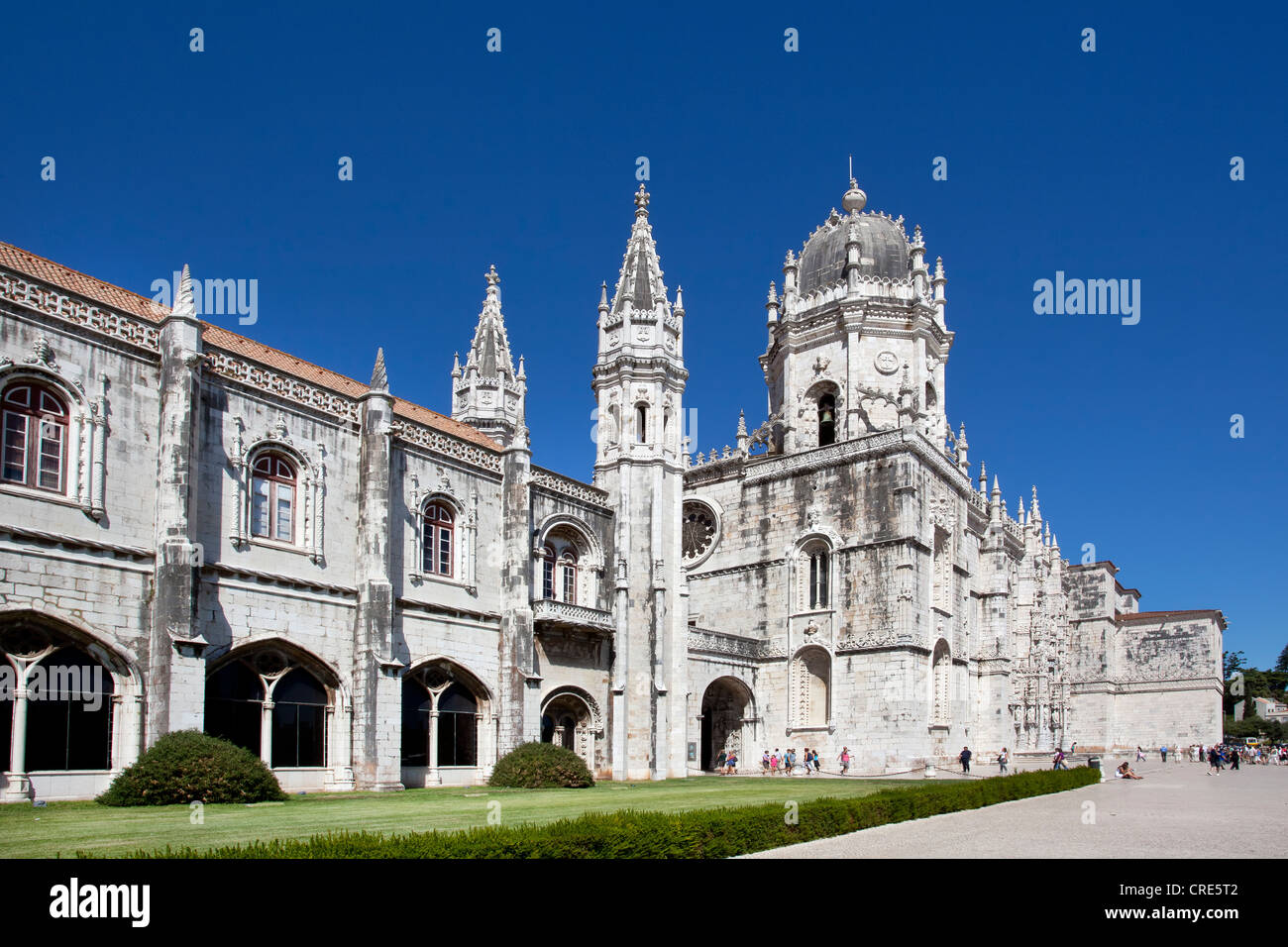 Hieronymus, Monastère Mosteiro dos Jeronimos, Site du patrimoine mondial de l'UNESCO, dans le quartier de Belém à Lisbonne, Portugal, Europe Banque D'Images