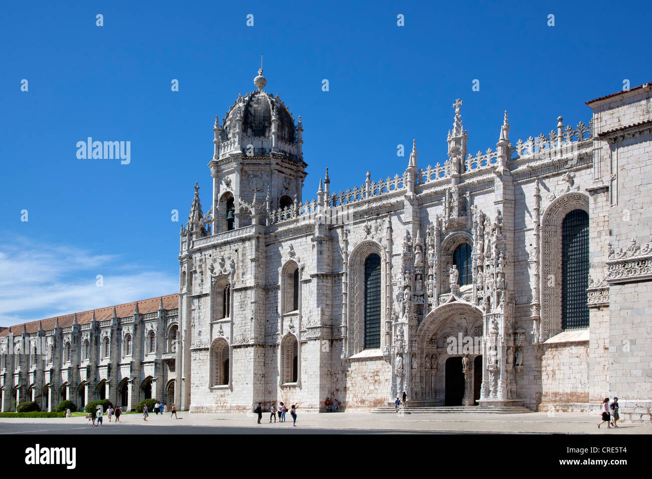 Hieronymus, Monastère Mosteiro dos Jeronimos, Site du patrimoine mondial de l'UNESCO, dans le quartier de Belém à Lisbonne, Portugal, Europe Banque D'Images