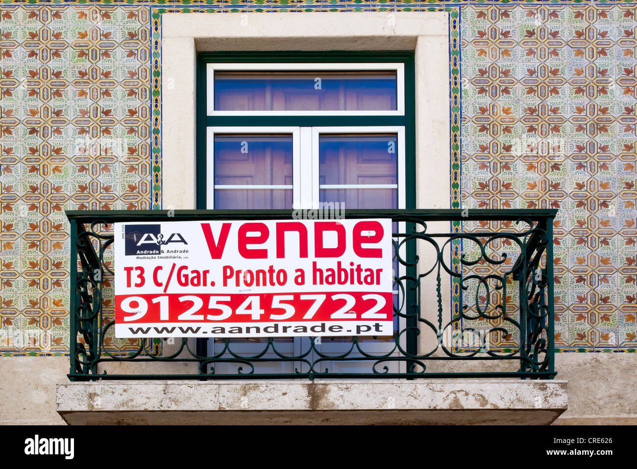 Signe, propriété à vendre à Lisbonne, Portugal, Europe Banque D'Images