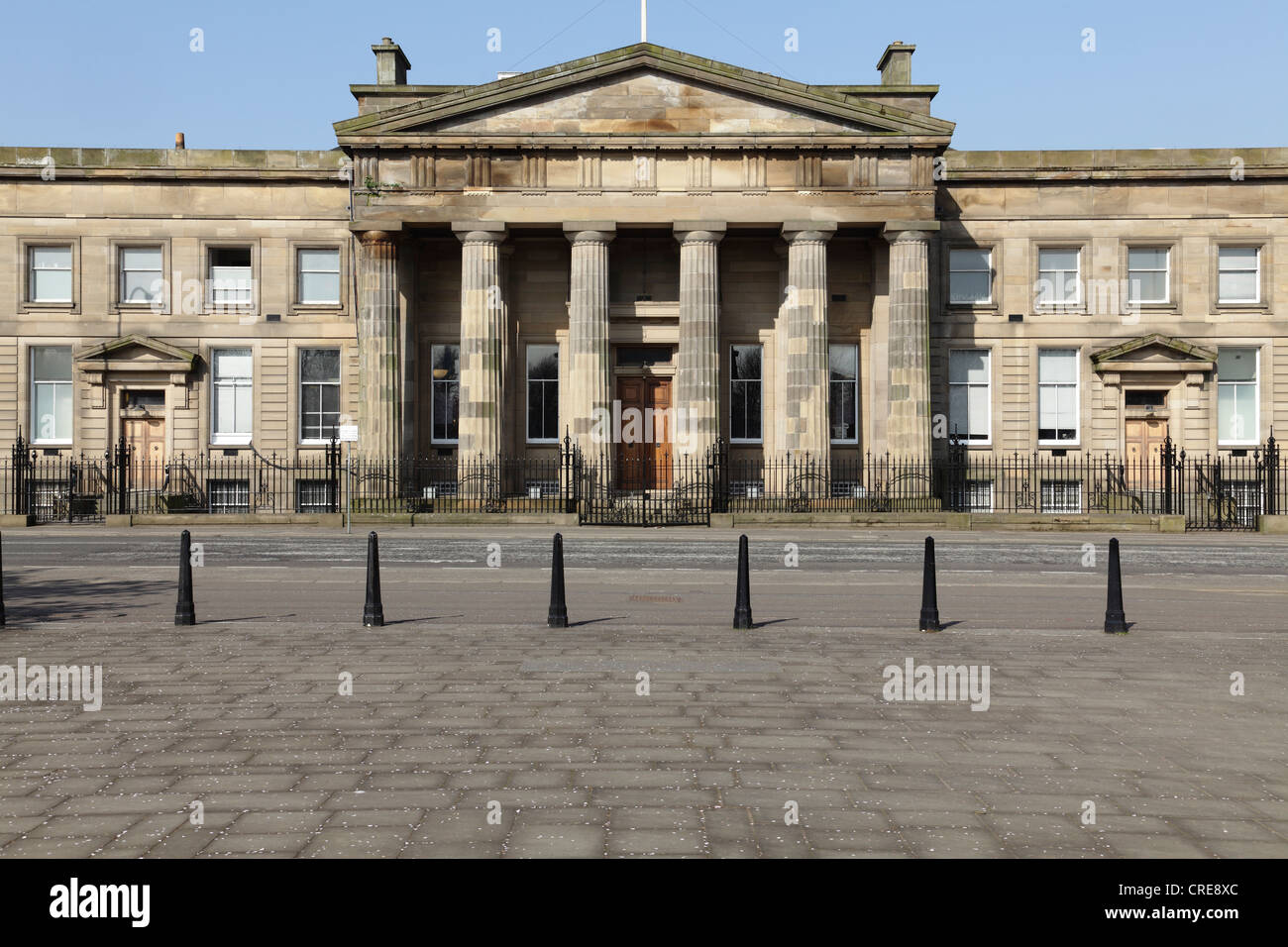 Glasgow ancienne Haute Cour le Saltmarket, Ecosse, Royaume-Uni Banque D'Images