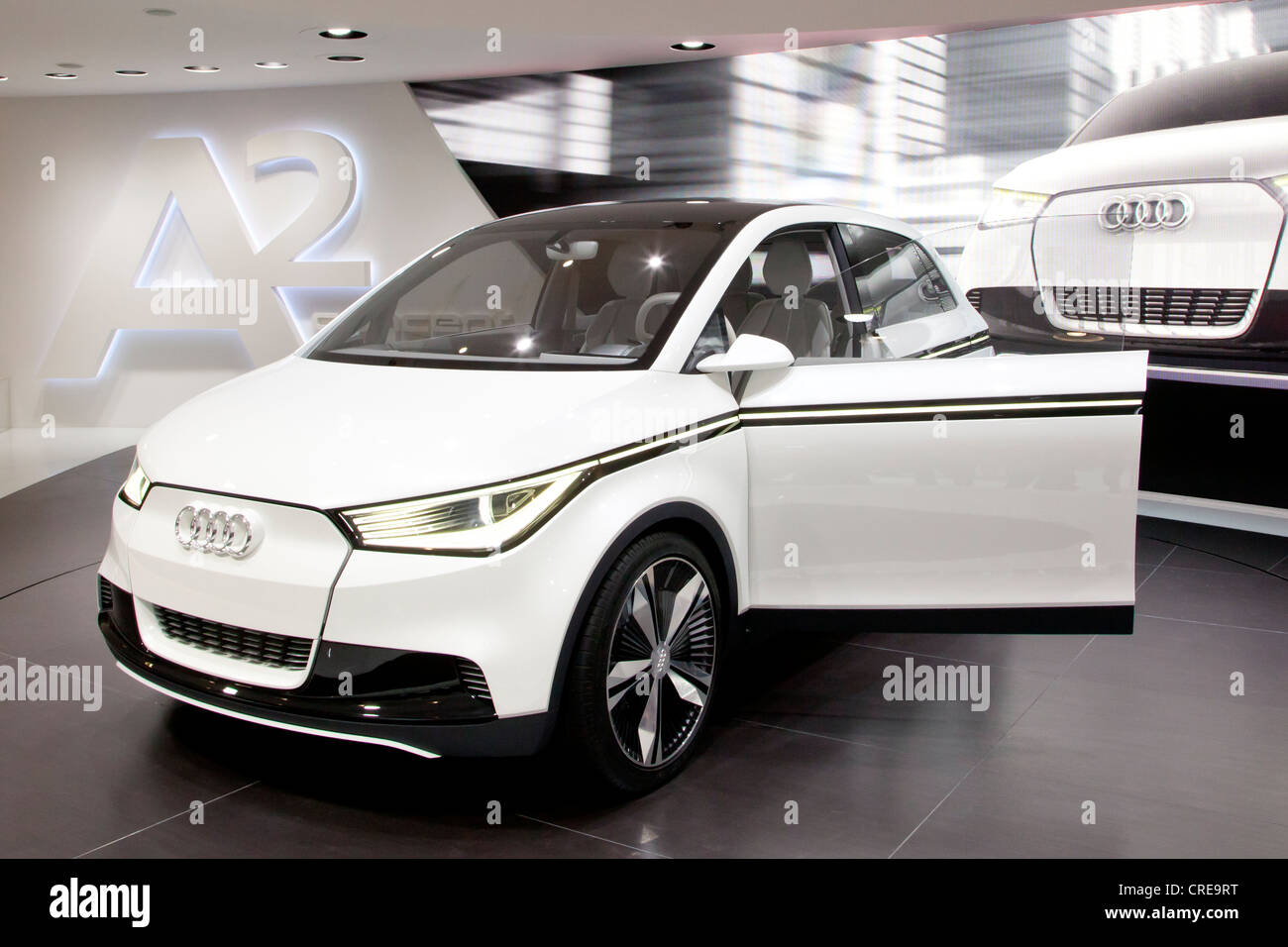 Étude et première mondiale de l'Audi A2 concept, Audi AG, 64e Salon International de l'automobile, de l'AIA, 2011, Frankfurt am Main, Hesse Banque D'Images