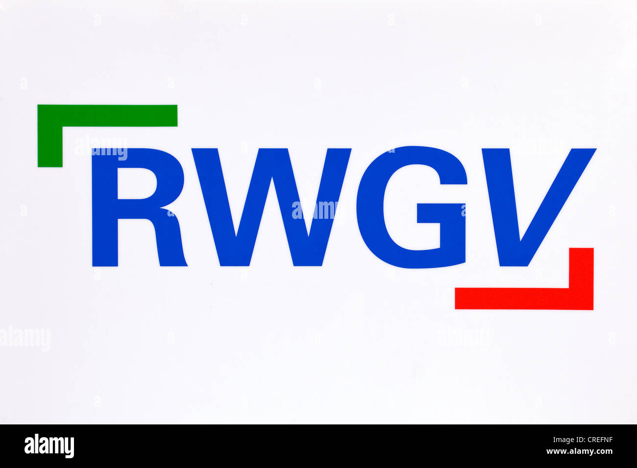 RWGV Rheinisch-Westfaelischer Genossenschaftsverband, Logo, Association fédérale d'Volksbanken und Raiffeisenbanken Banque D'Images