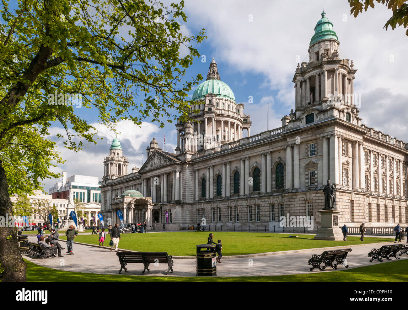 Belfast City Hall, Belfast, en Irlande du Nord Banque D'Images