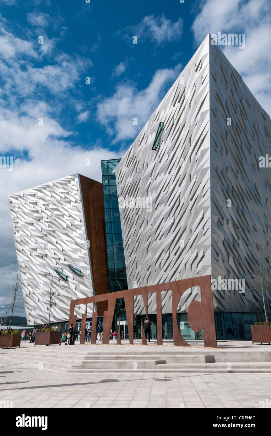 Le Centre de Titanic à Belfast Banque D'Images