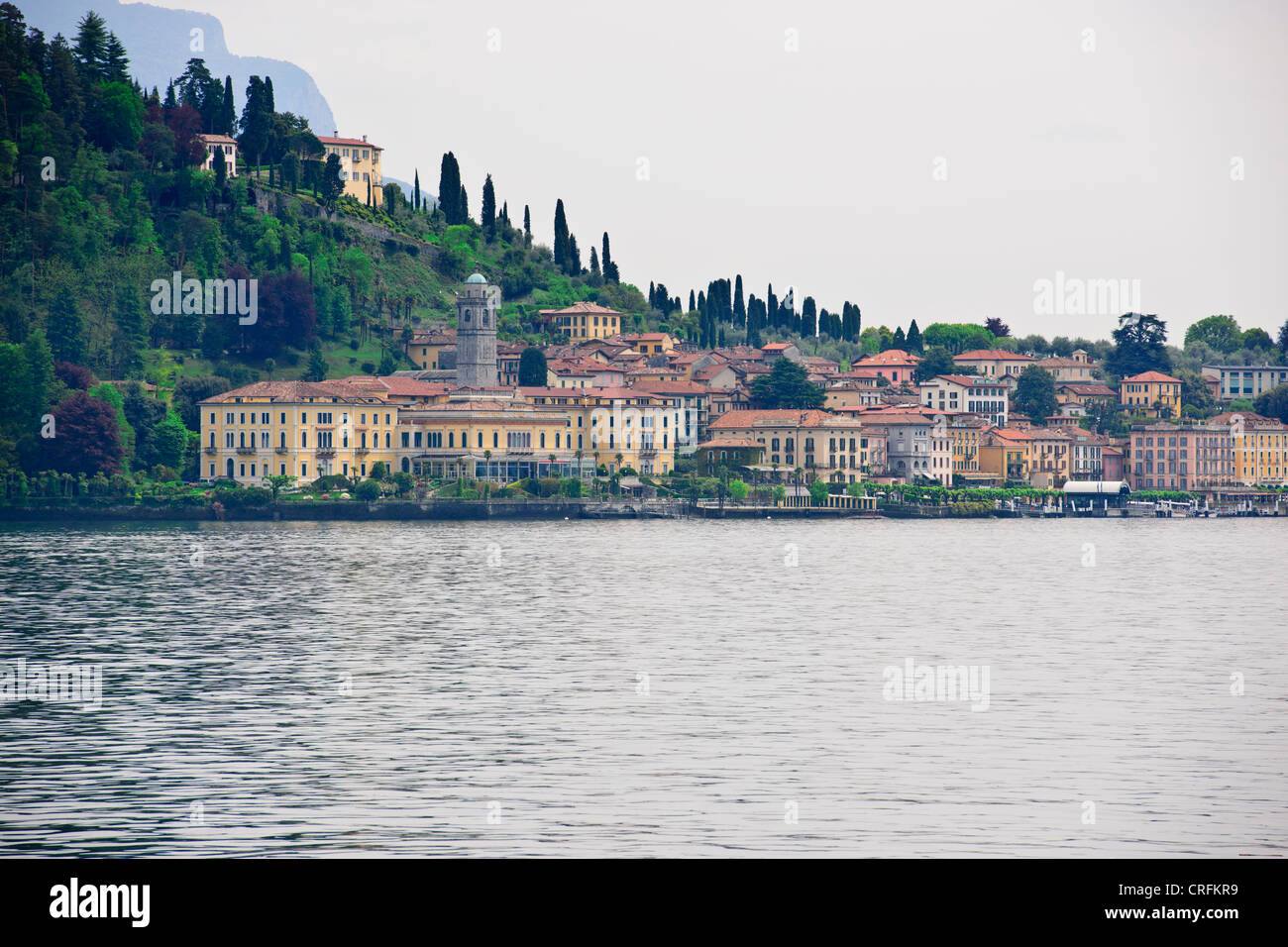 Bellagio,Grand Lakeside villas avec de magnifiques jardins, aire de jeux pour les riches & Famouus,Destination populaire,Lac de Côme, Italie Banque D'Images