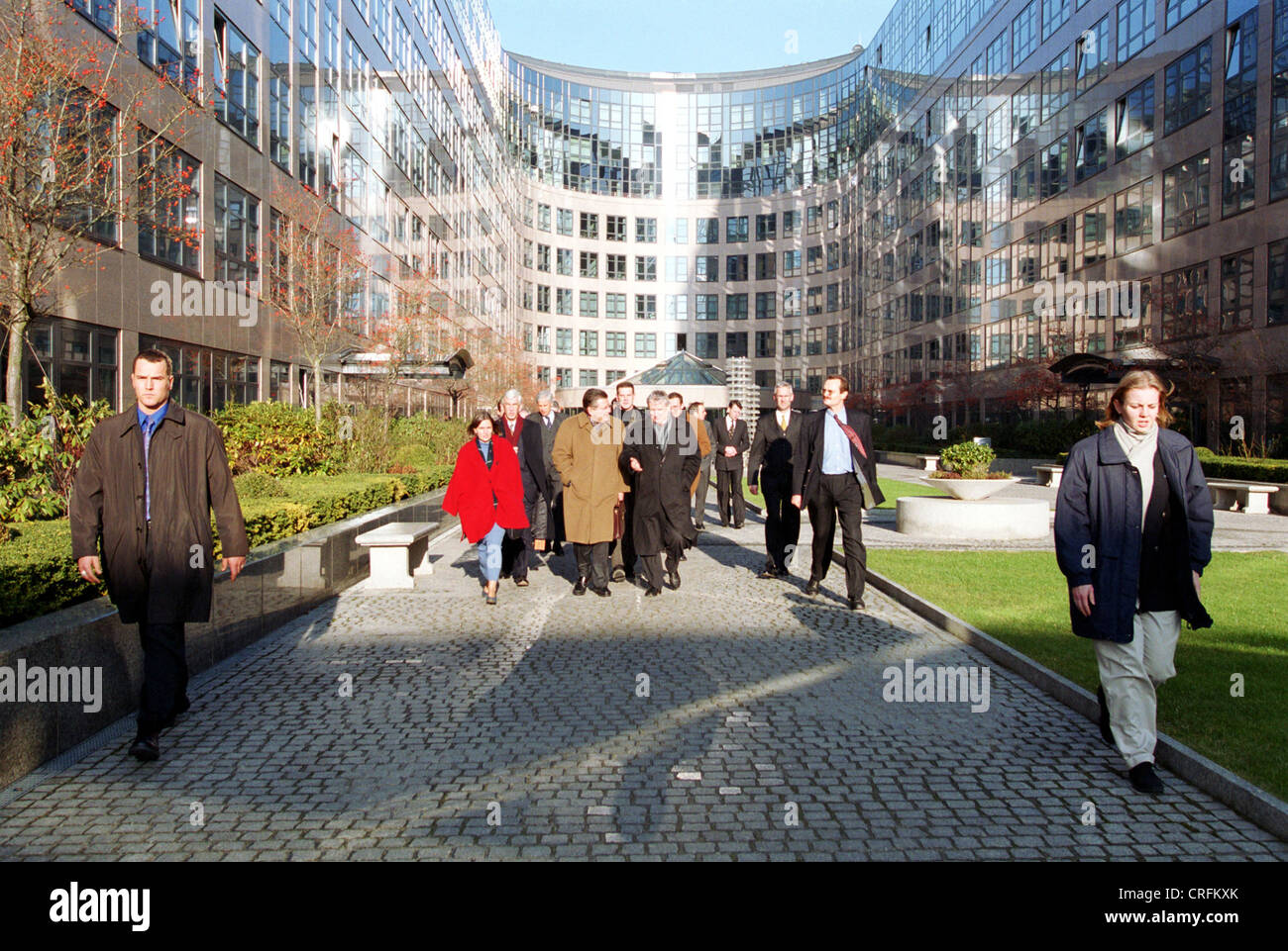 Berlin, Allemagne, la visite de la ministre de l'intérieur Banque D'Images