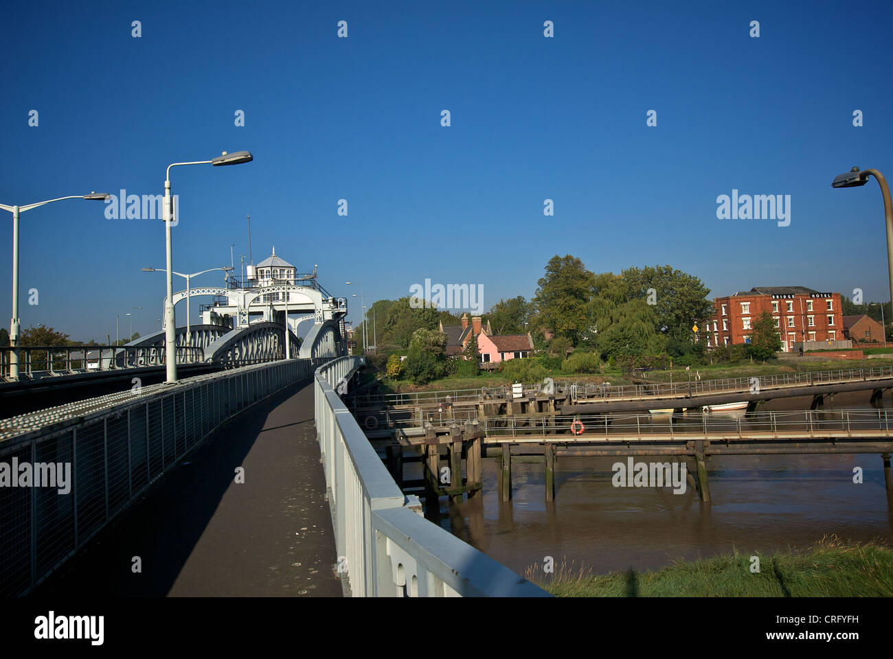 Sutton Bridge River Nene Lincolnshire UK Banque D'Images