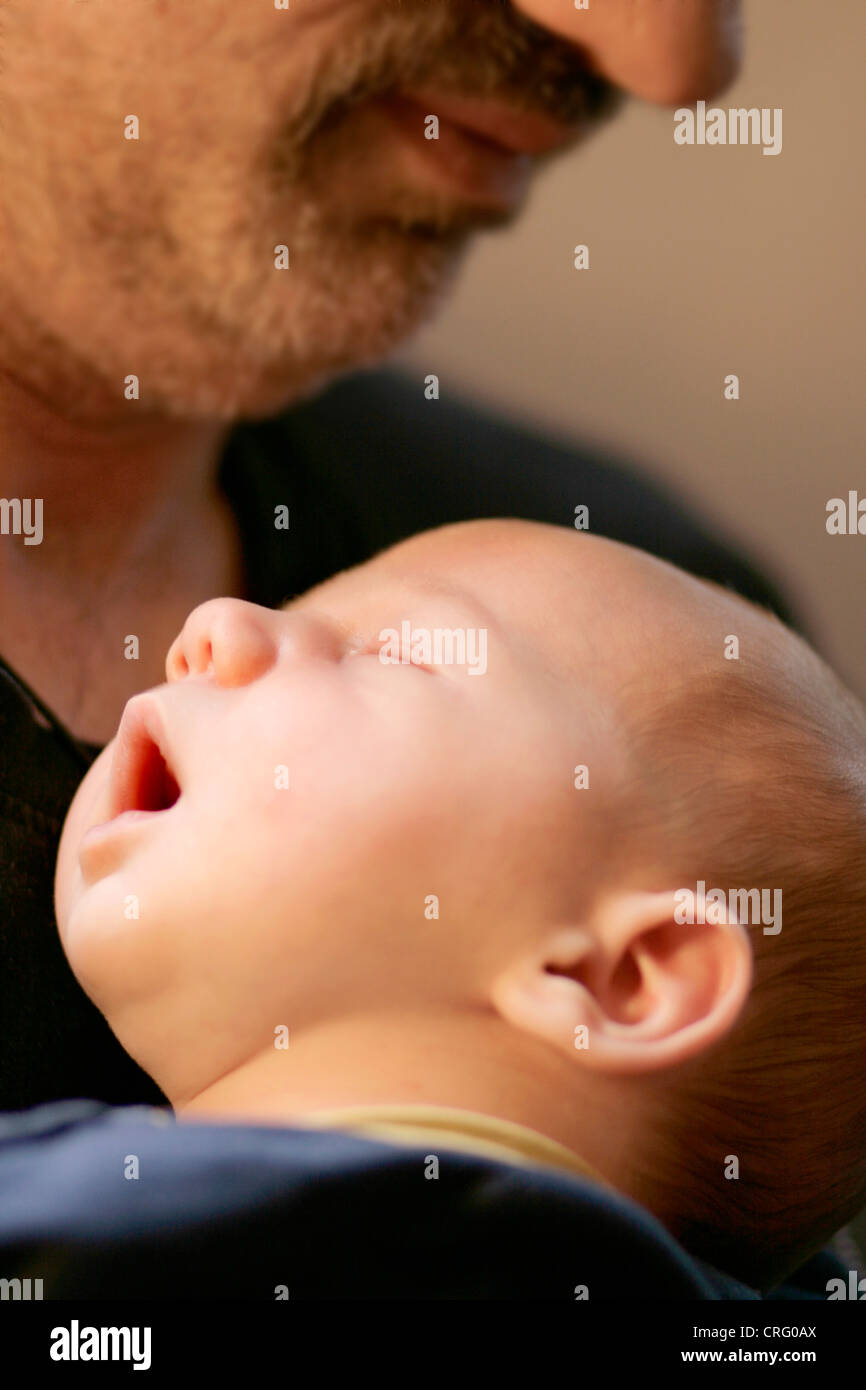 Amour paternel Banque D'Images