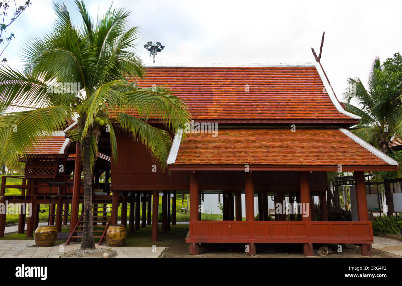 House in Thai Style de campagne. Banque D'Images