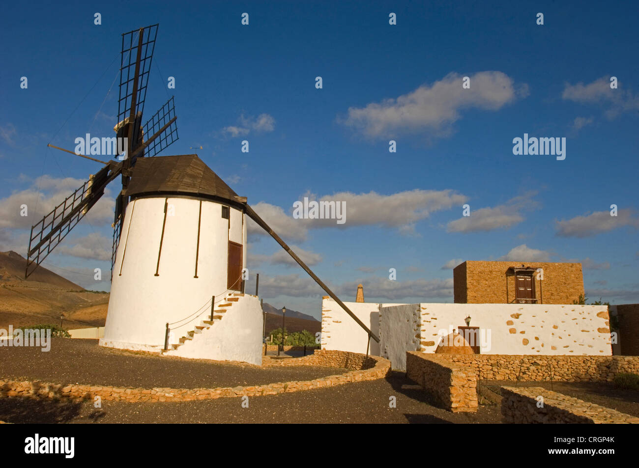 Moulin à vent, Canaries, Fuerteventura, Îles Canaries Banque D'Images