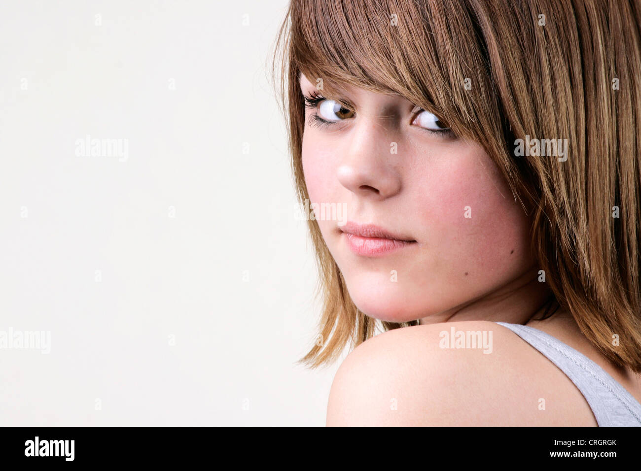 Portrait de jeune femme Banque D'Images