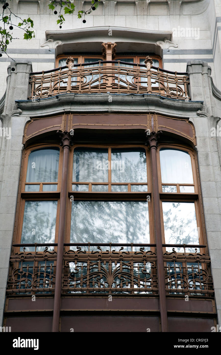 Hôtel Solvay Avenue Louise 224 Bruxelles Belgique Banque D'Images