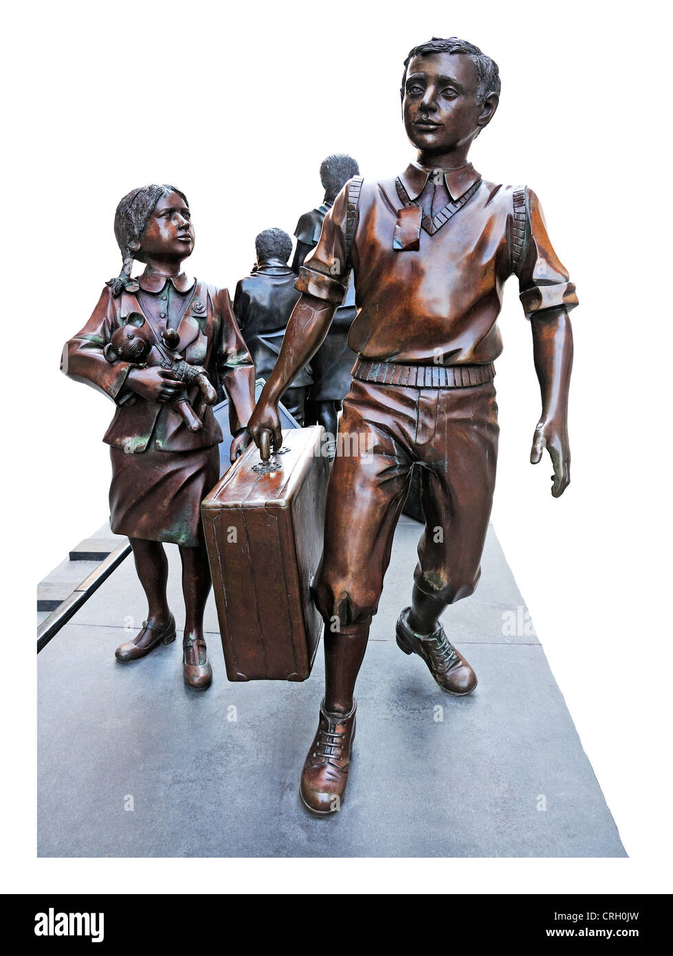 Berlin, Allemagne. 'Zuge in das Leben, Zuge in den Tod; 1938-1945' ('trains à la vie, trains à la mort' - Frank Meisler, 2008) Banque D'Images