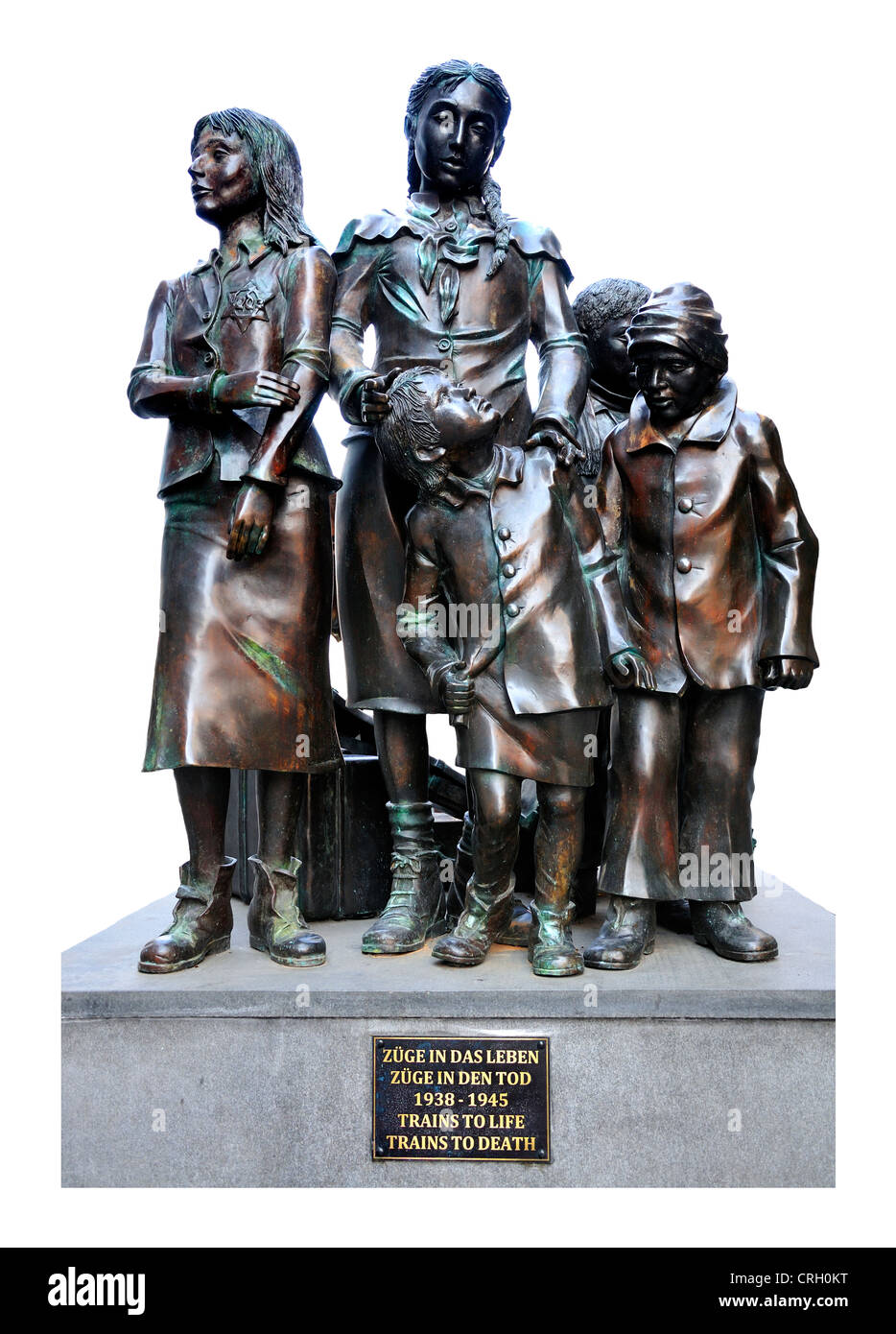 Berlin, Allemagne. 'Zuge in das Leben, Zuge in den Tod; 1938-1945' ('trains à la vie, trains à la mort' - Frank Meisler, 2008) Banque D'Images