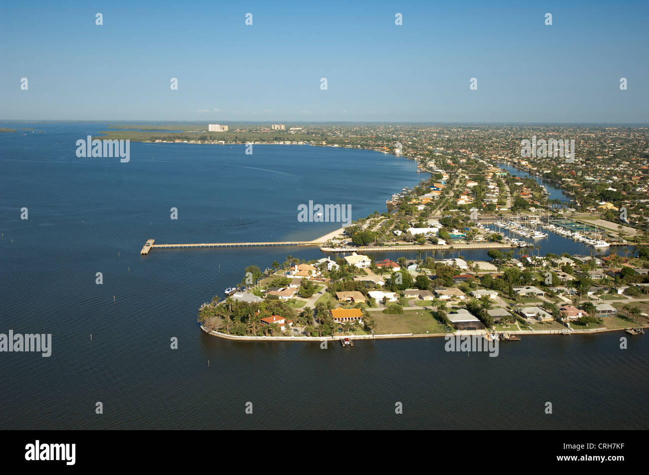 Sébaste Cape Coral Cove Southwest Florida Banque D'Images